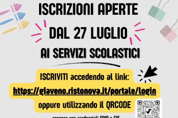Iscrizioni servizi scolastici 2026/2027: mensa, scuolabus pre/dopo scuola e prolungamento orario.